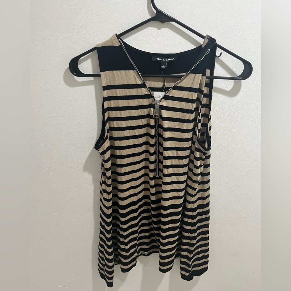 Striped shirt / mini dress